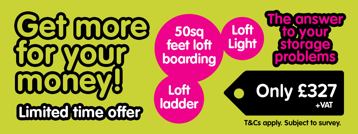 Leicester loft boarding offer £327